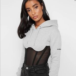 MANIERE DE VOIR CORSET HOODIE